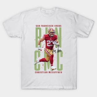 Christian Mccaffrey Aesthetic Tribute 〶 T-Shirt